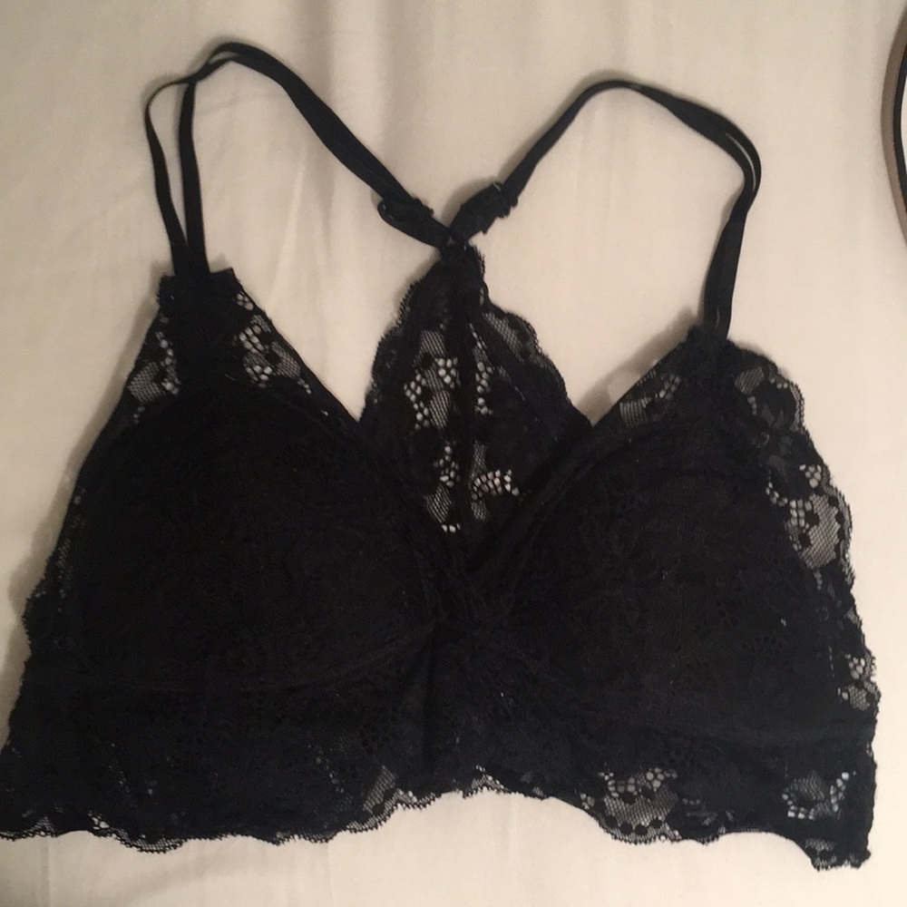 ALTAR’D STATE Black lace padded bralette S/M
